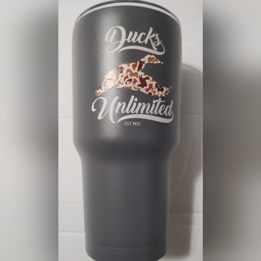 Ducks Unlimited Gray Tumbler